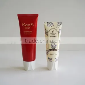 Plastic Tube for Cosmetic Packaging, Screw Four Corners Cap thumbnail-1