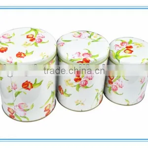 Dongguan Wholesale Round Tea Tin Box Set Tin Box Set Manufacturer thumbnail-1