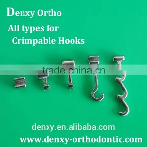 Orthodontic Crimpable Hook Long Short Stop Left Right Hook Crimpable Hook thumbnail-1