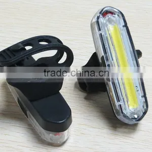 Blue Red LED Plastic Clip Collar 120LM Bicycle Front Light Warm Security Lamp thumbnail-5
