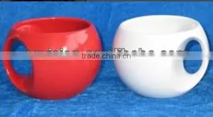 Ceramic Chocolate Mugs With Different Colors, 13oz Mug thumbnail-1