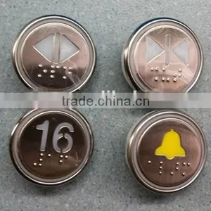 Elevator Push Button BR34CB, Lift Parts thumbnail-1
