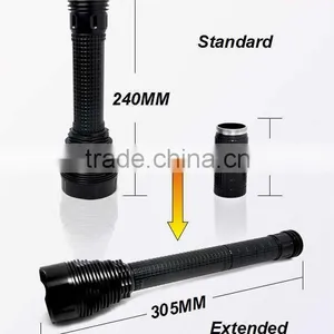 (130219) Top Selling 8000 Lumen Outdoor Aluminium High Power Beam Flashlight thumbnail-2
