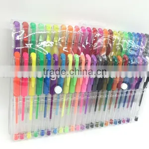 48 Colors Pack Assorted Colors Creative Drawing Set Art Craft Kids and Adults Top Quality Gel Pens thumbnail-2