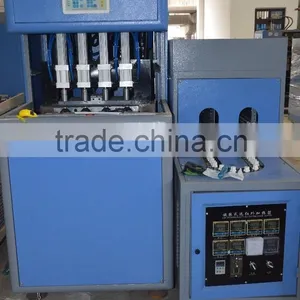 High Quality Semi Automatic 4 Cavities Drinking Water Bottle Blow Molding Machine thumbnail-3