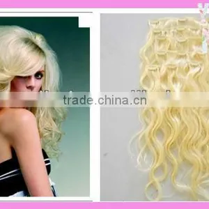 Hot Sell Fashionable Popular New Design Clip in Hair Extensions thumbnail-1