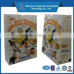Custom Cartoon Paper Bag thumbnail-1