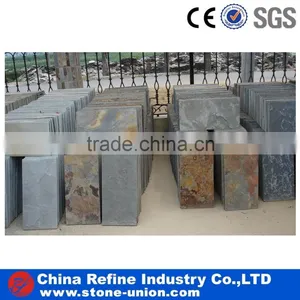 12x12 Multicolor Natural Rusty Slate Flooring Tile thumbnail-1