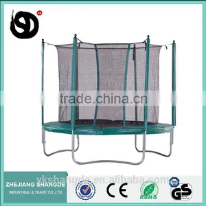 Amusement Equipment 14 Big Heavy Duty Round Trampoline With Child Safety Net thumbnail-4