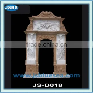Antique Design Hand Carved Decorative Marble Door Threshold thumbnail-1