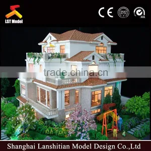 Plastic & Resin Miniature Building Model With Light thumbnail-5