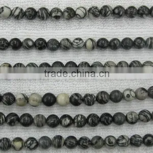 China Factory Direct Wholesale 25mm Network Stone Rough Coins Semi Precious Natural Network Stone thumbnail-6