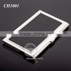 Promotional Aristocratic Family 100% Real Carbon Fiber Stainless Steel Metal Carbon Fiber Card Holder thumbnail-1