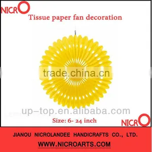 ***Party Trends***Hanging Paper Tissue Fan thumbnail-1