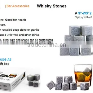 NT-WS12 Soapstone Whiskey Chilling Rocks thumbnail-4