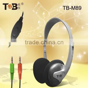 China Wholesale Lightweight Slim Double Sided Long Wire Headphone Jack for Computer thumbnail-1