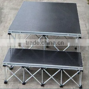 Non-slip Portable Stage Deck With Foldable Riser for Dancing Event thumbnail-1