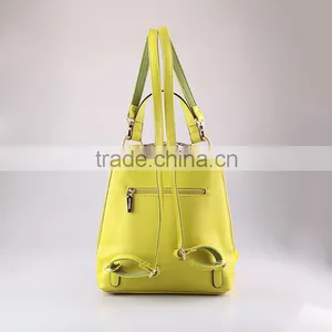 4066 Wholesale Candy Color PU Leather Backpack Ladies Handbags thumbnail-4
