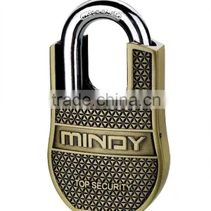 Excellent Quality Zinc Alloy Shackle Half Protected Vane Key Padlock thumbnail-1