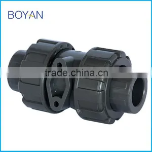 Chinese Supplier Plastic True Union Ball Valve For Irrigation Gray PVC Ball Valve thumbnail-4