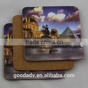 2016 New Products Promotional MDF Blank Sublimation Wood Beer Coasters thumbnail-1