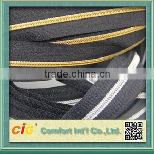 3# and 5# Silver/Gold Zipper Rolls thumbnail-1