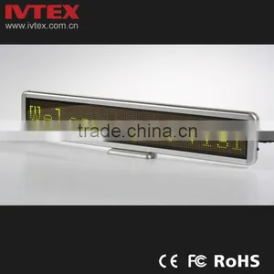 Digital Red Rechargeable Battery Backup Mini LED Display / LED Name Badge / LED Name Card thumbnail-5