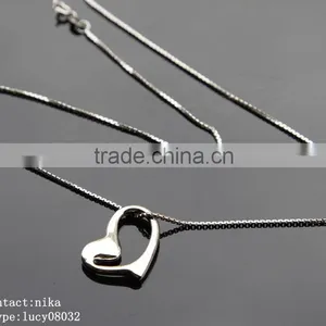 2016 Fashion Jewellry 925 Sterling Silver Pendant Necklace Wholesale in China thumbnail-2