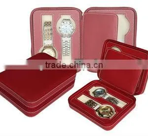 Gelivable Passionate Bright Red Leather Watch Case 2013 Holiday Gift thumbnail-1