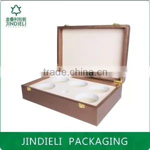 Hot Stamping Beauty Flower Brown Cosmetic Box Packaging thumbnail-1