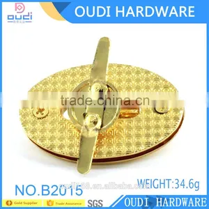 High Quality Bag Accessories Metal Big Bag Lock, Popular With Women's Bag Accessories Lock. thumbnail-5