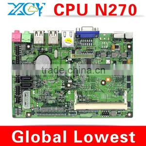 Hot Sale N270 Desktop Board N270 Industrial Motherboard Atom N270 POS Mainboard Support Linux OS Ubuntu thumbnail-1