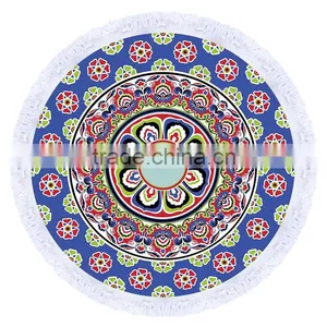 1500mm Round Beach Towel With Tassels Circle Towel Fringe for Australia Market thumbnail-1