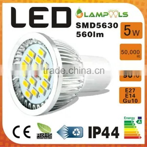 16 SMD 5630 GU10 LED Spotlight Bulb Warm White 6W 220V thumbnail-1
