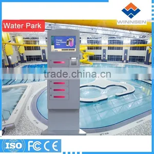 Wifi Remote Control 6 Digital Lockers Charging Station for Restaurant APC-06B thumbnail-5