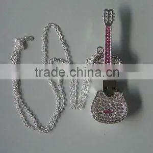 Promotional Gift Guitar Pendant Jewellery USB thumbnail-1
