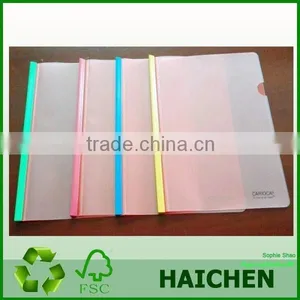 PP Translucent File Folder, Plastic A4 Format Report Files With Slide Fastener thumbnail-3