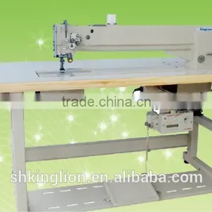 Long Arm Heavy Duty Compound Feeding Lockstitch Sewing Machine thumbnail-1