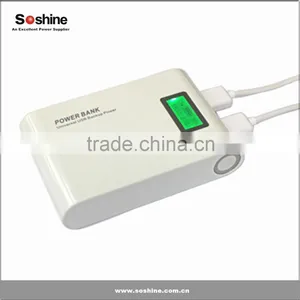 Soshine High Capacity LCD Universal Power Pack for IPhone IPad Mobile Phone or Other Devicse External Portable Power Bank thumbnail-2