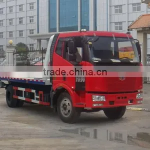 High Quality 4*2 FAW Jiefang Flated Towing Truck Sale thumbnail-1