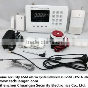 99 Wireless Two Way Intercom Home Security GSM PSTN Alarm System Wireless With Keypad thumbnail-1