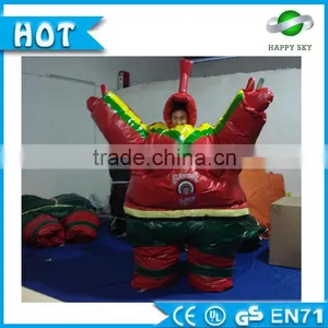 Top Selling Red Inflatable Sumo Wrestler Costume Sale, Inflatable Sumo Suit AU, US Wholsaler Like it thumbnail-1