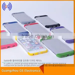 High Quality Fanshion Plating TPU Case For Iphone 6,Luxury Clean TPU Case For Iphone 6 thumbnail-2