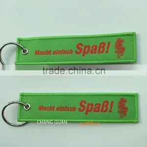 The Green Woven Label Key Chains thumbnail-3