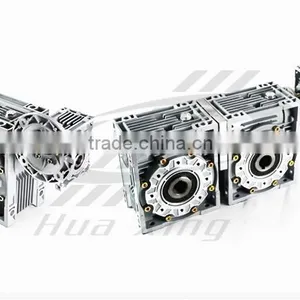 Aluminum Case RV Serie Double Stage NMRW25-150 Modle Worm Speed Reducer Reduce Reductor Reduction Gearbox for Winch Sliding Door thumbnail-4