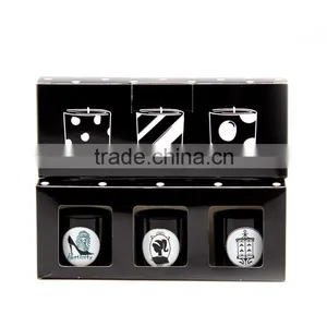 Wholesale Customized Round Black Glass Candle Jar thumbnail-1
