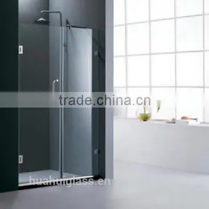 Straight Tempered Glass Pannel Corner Shower Door thumbnail-1