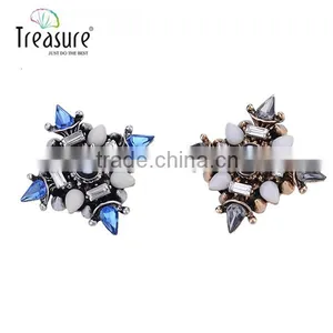2015 New Products New Model With High Quality Artificial Flower Rhinestone Brooch Wholesale Jewelry China thumbnail-2