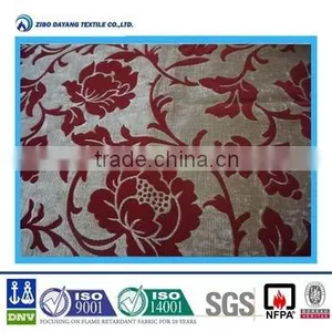 100% Inherently Flame Retardant Floral Textile for Hotel thumbnail-1