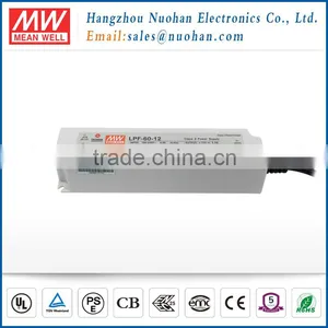 Mean Well 12V Led Driver/60W Single Output Switching Power Supply /power Supply With Pfc Function/60w Switching Power Supplies thumbnail-1